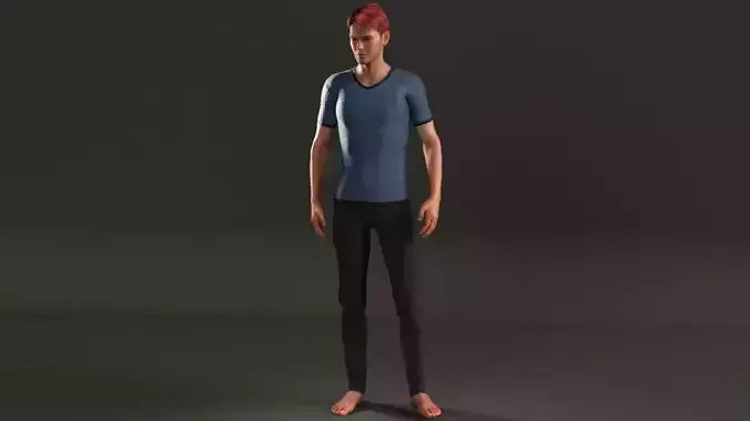 FREE Male Basic Shirt and Slacks -  Marvelous Designer