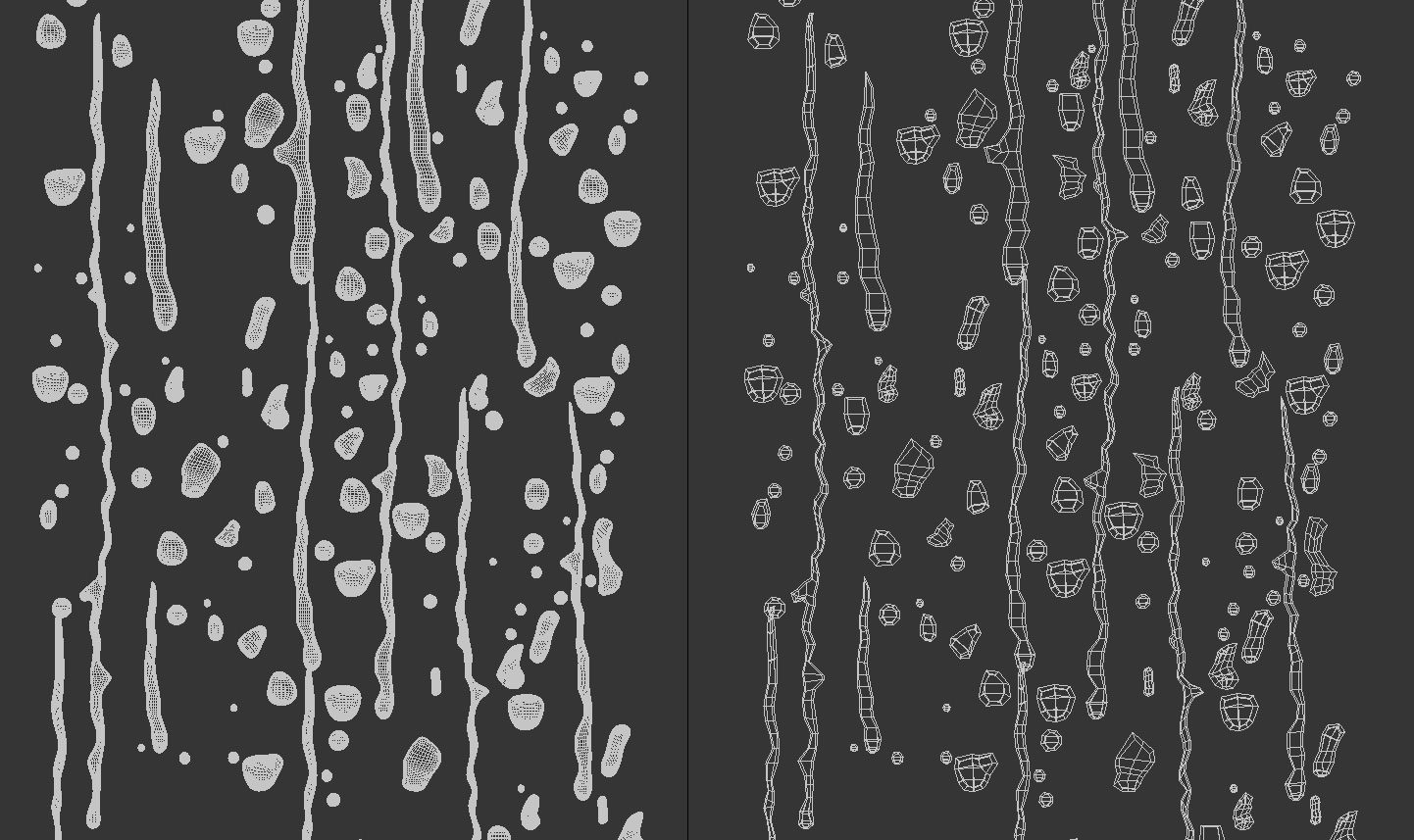 Water drops 3D model_2