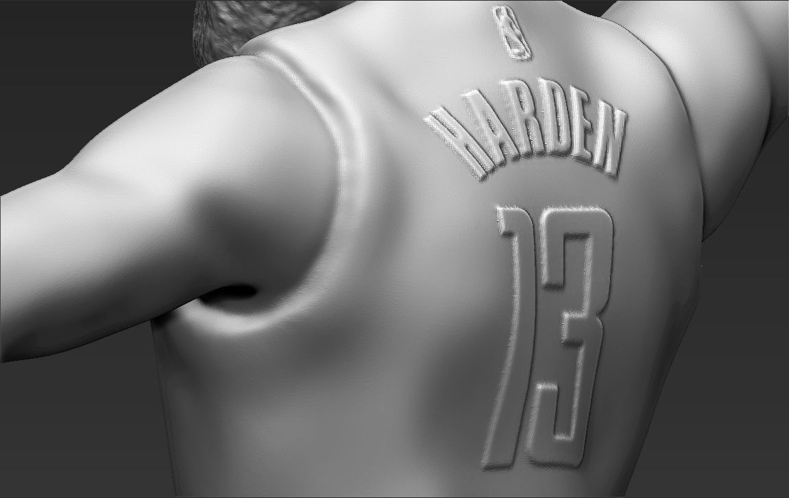 James Harden 3D printing ready stl obj formats 3D print model_22