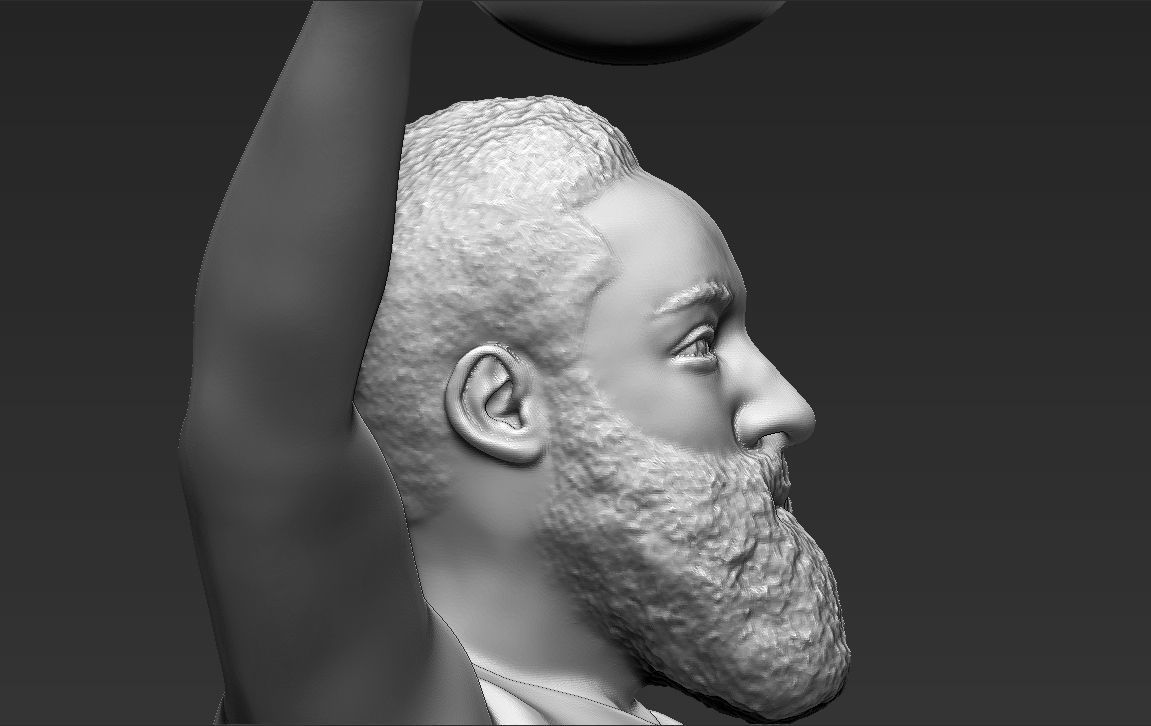 James Harden 3D printing ready stl obj formats 3D print model_17