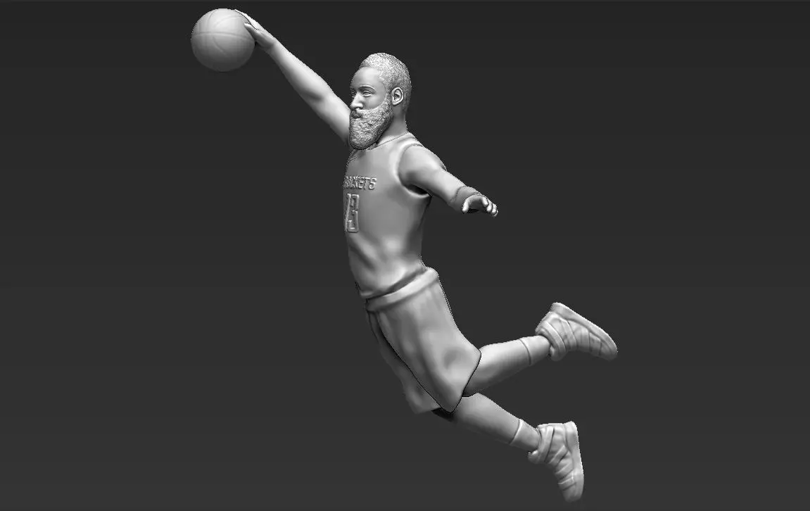 James Harden 3D printing ready stl obj formats 3D print model_0