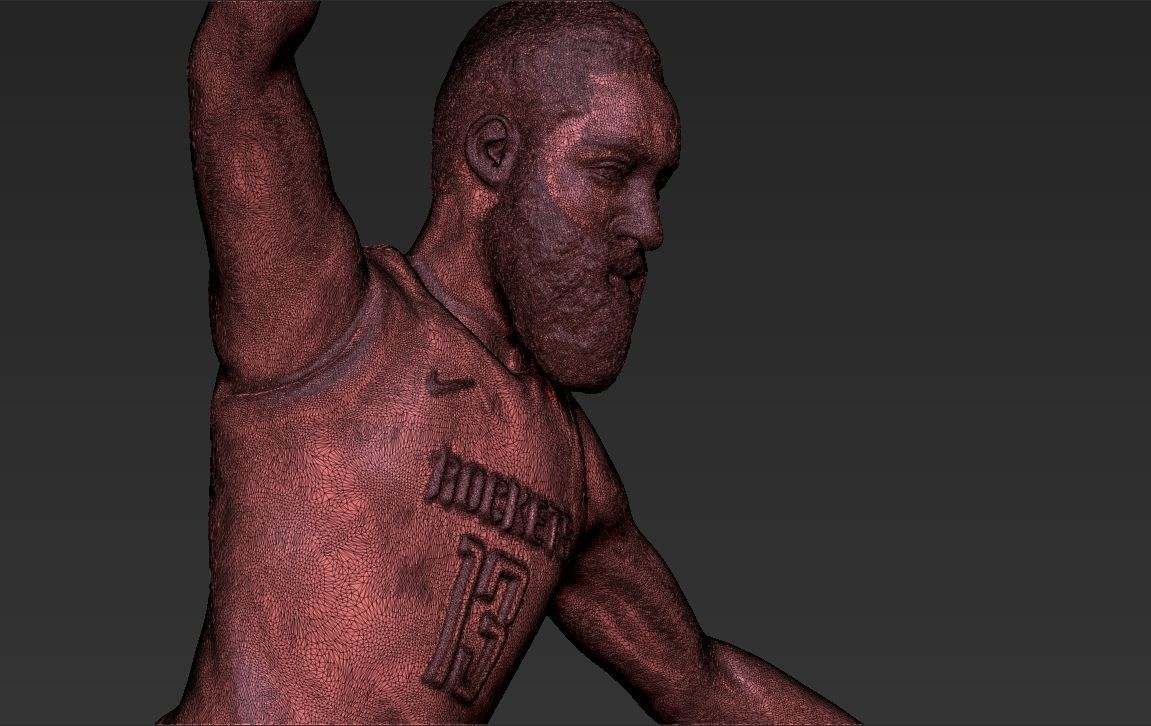 James Harden 3D printing ready stl obj formats 3D print model_33