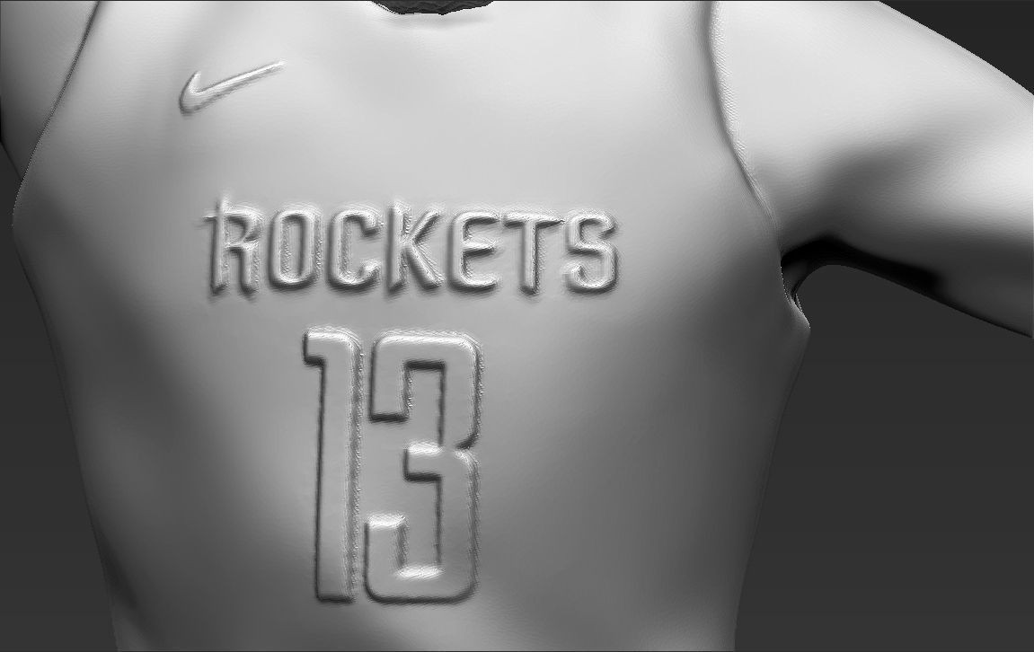 James Harden 3D printing ready stl obj formats 3D print model_23