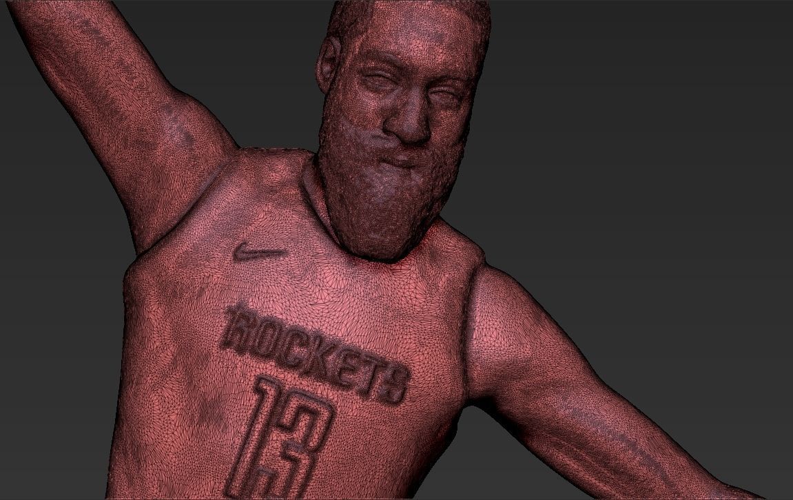 James Harden 3D printing ready stl obj formats 3D print model_32