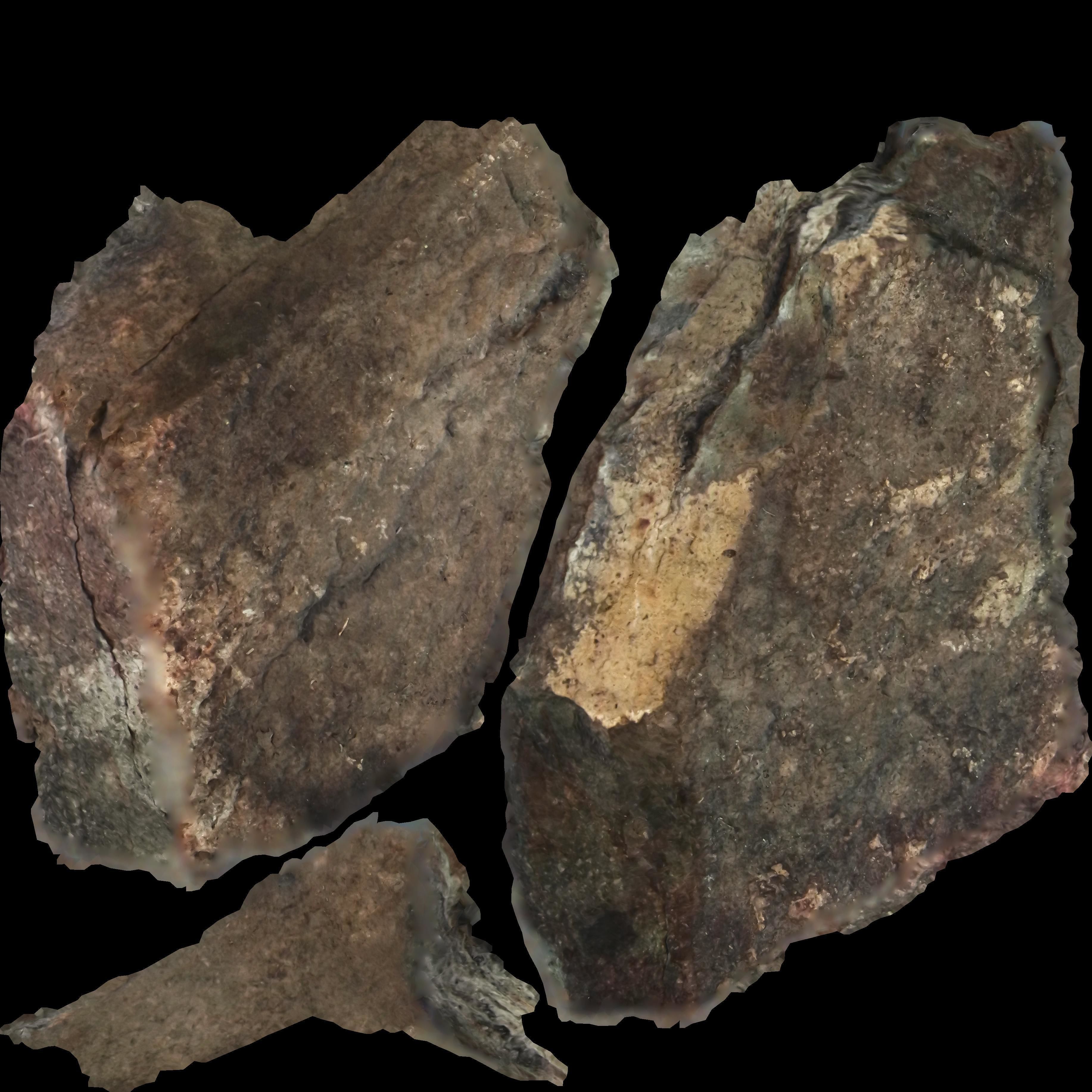 PBR Rock 3 Photorealistic 3D model_2