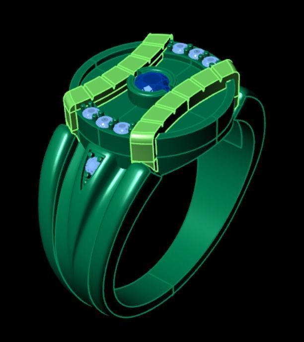 Ring akr 17 3D print model_8
