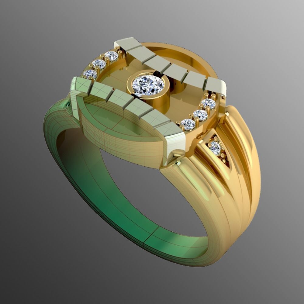 Ring akr 17 3D print model_1