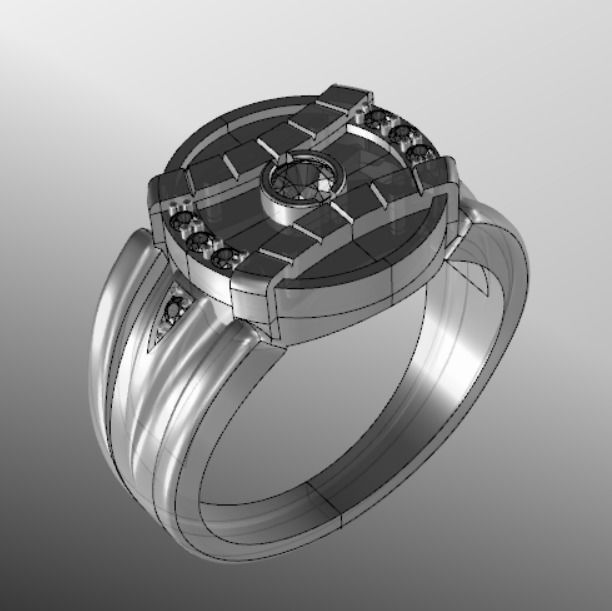 Ring akr 17 3D print model_14