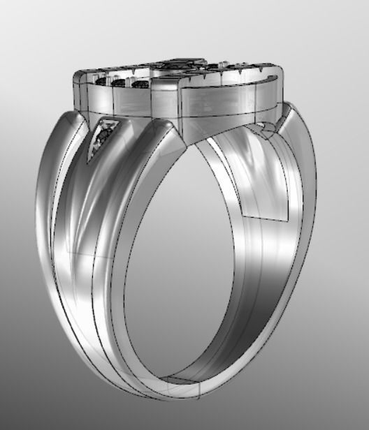 Ring akr 17 3D print model_18