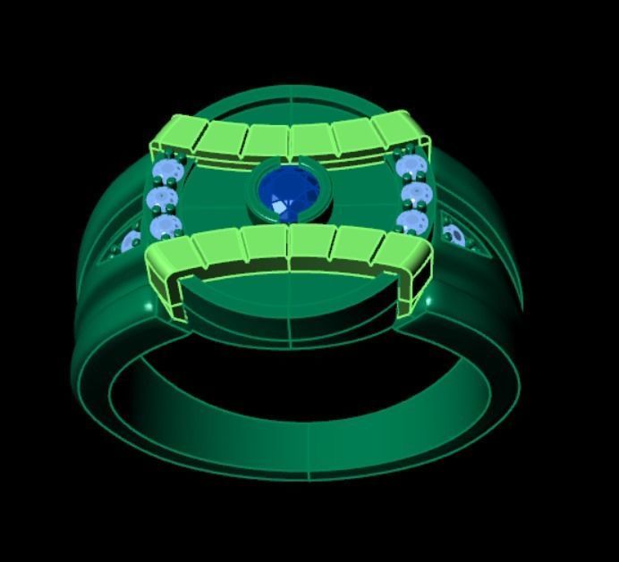 Ring akr 17 3D print model_11