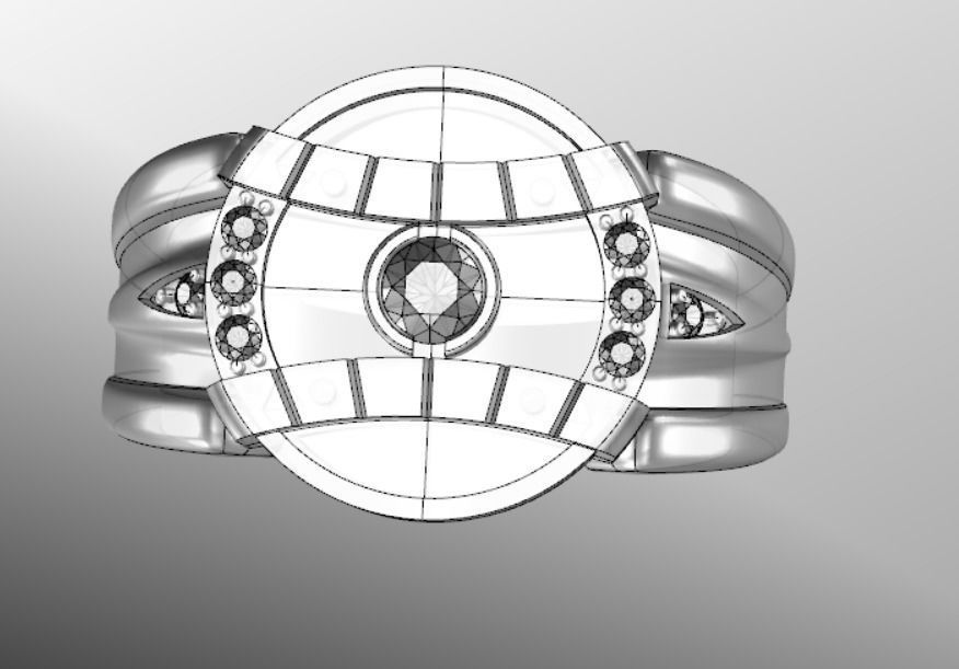 Ring akr 17 3D print model_19