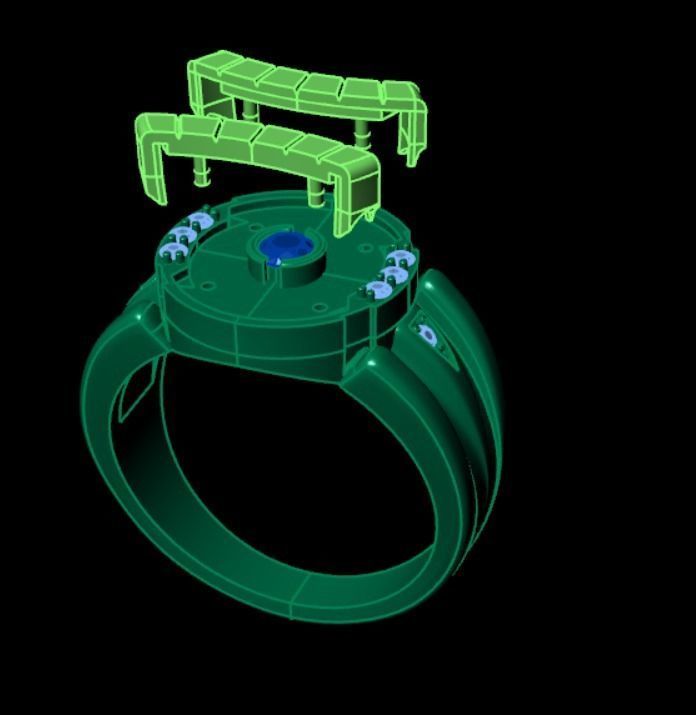 Ring akr 17 3D print model_12