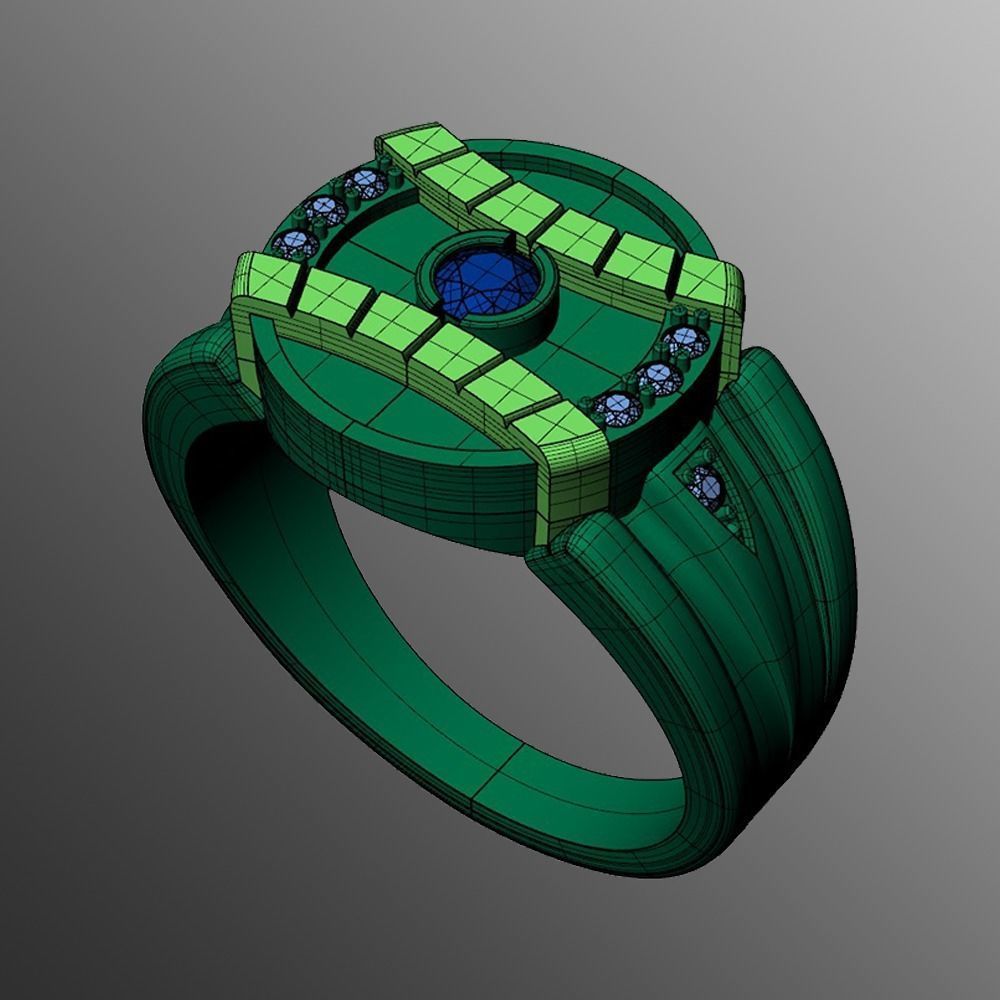 Ring akr 17 3D print model_2