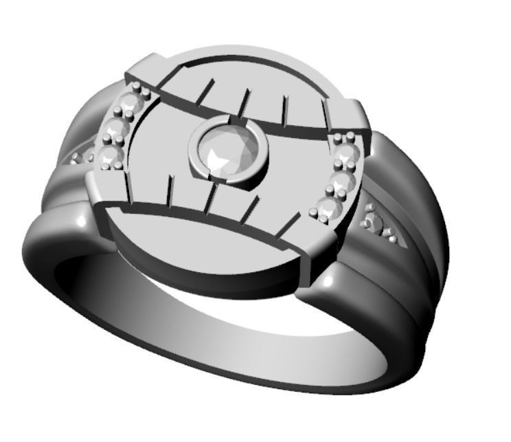 Ring akr 17 3D print model_23