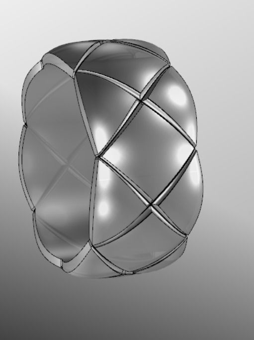 Ring  akr 20 3D print model_13