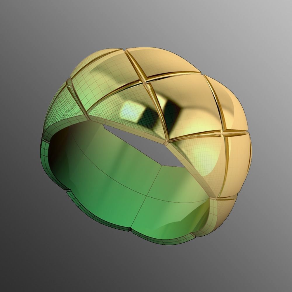 Ring  akr 20 3D print model_1