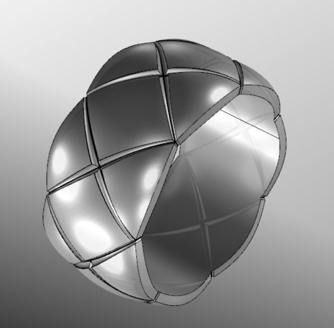 Ring  akr 20 3D print model_14