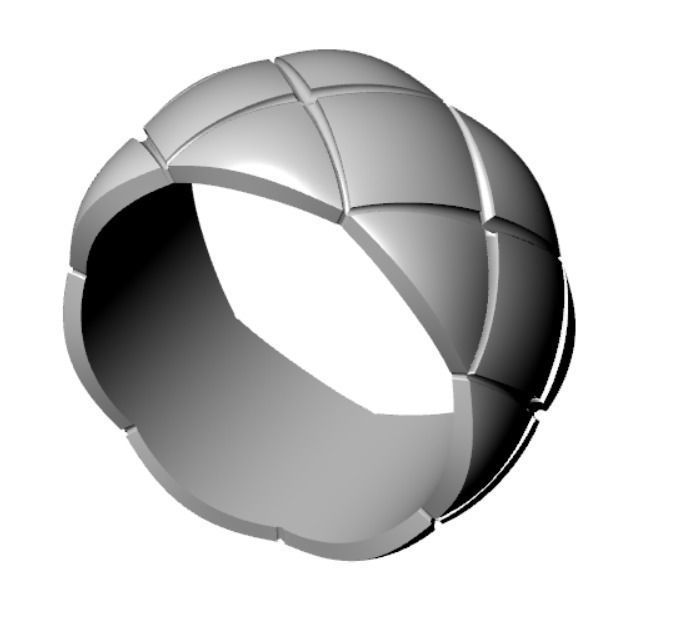 Ring  akr 20 3D print model_17