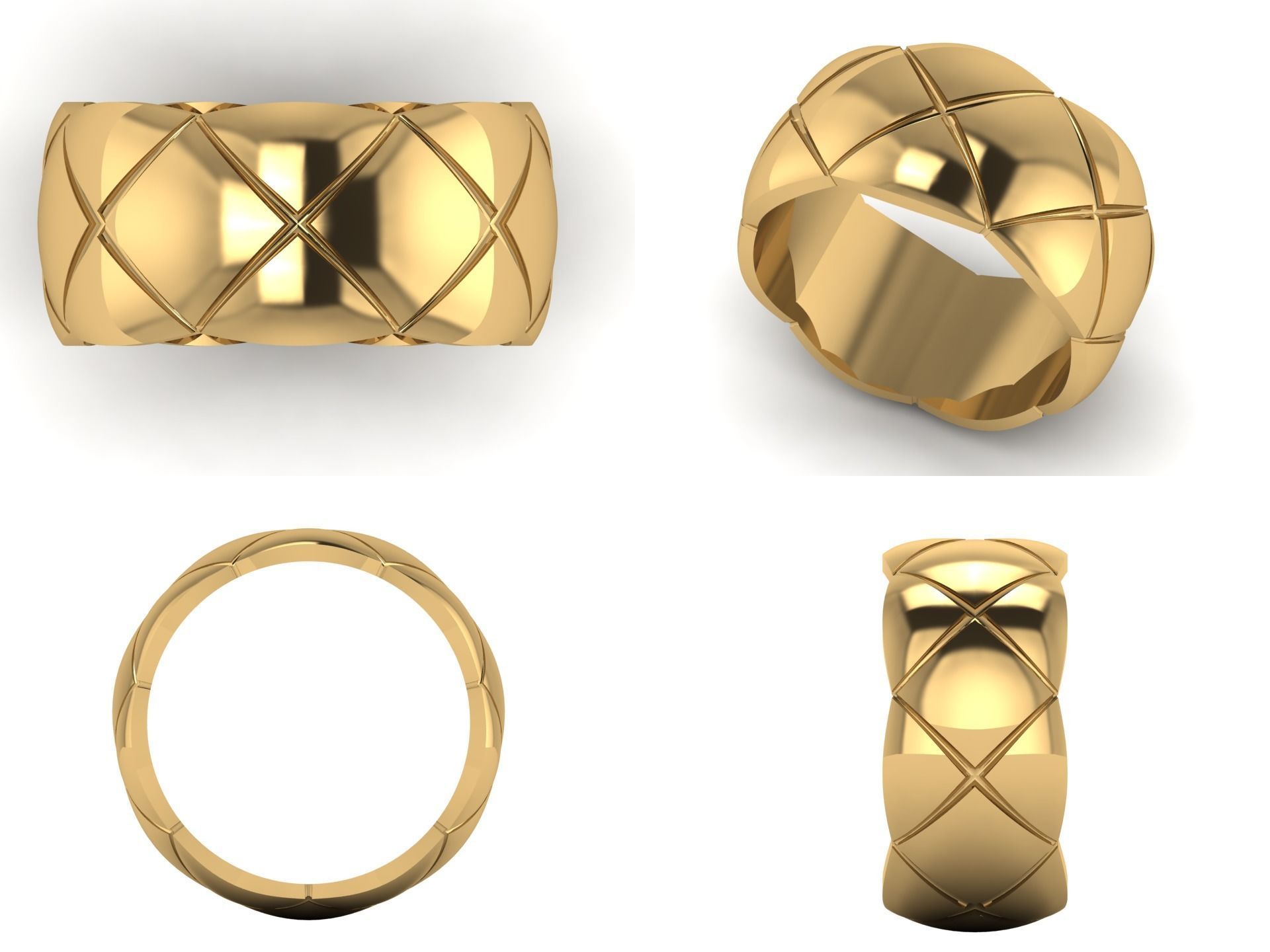 Ring  akr 20 3D print model_3