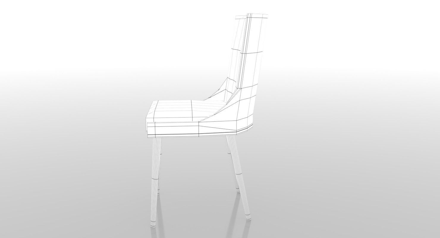 Desk Chair 3D model_11