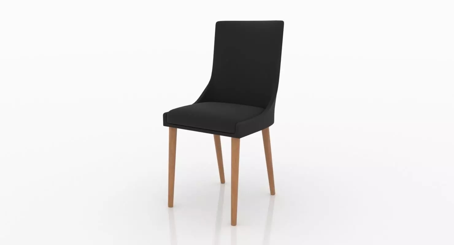 Desk Chair 3D model_0