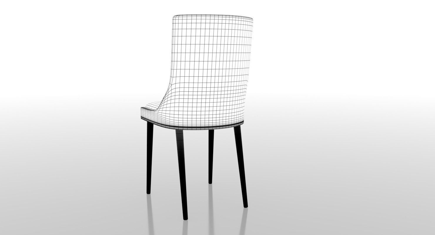 Desk Chair 3D model_10