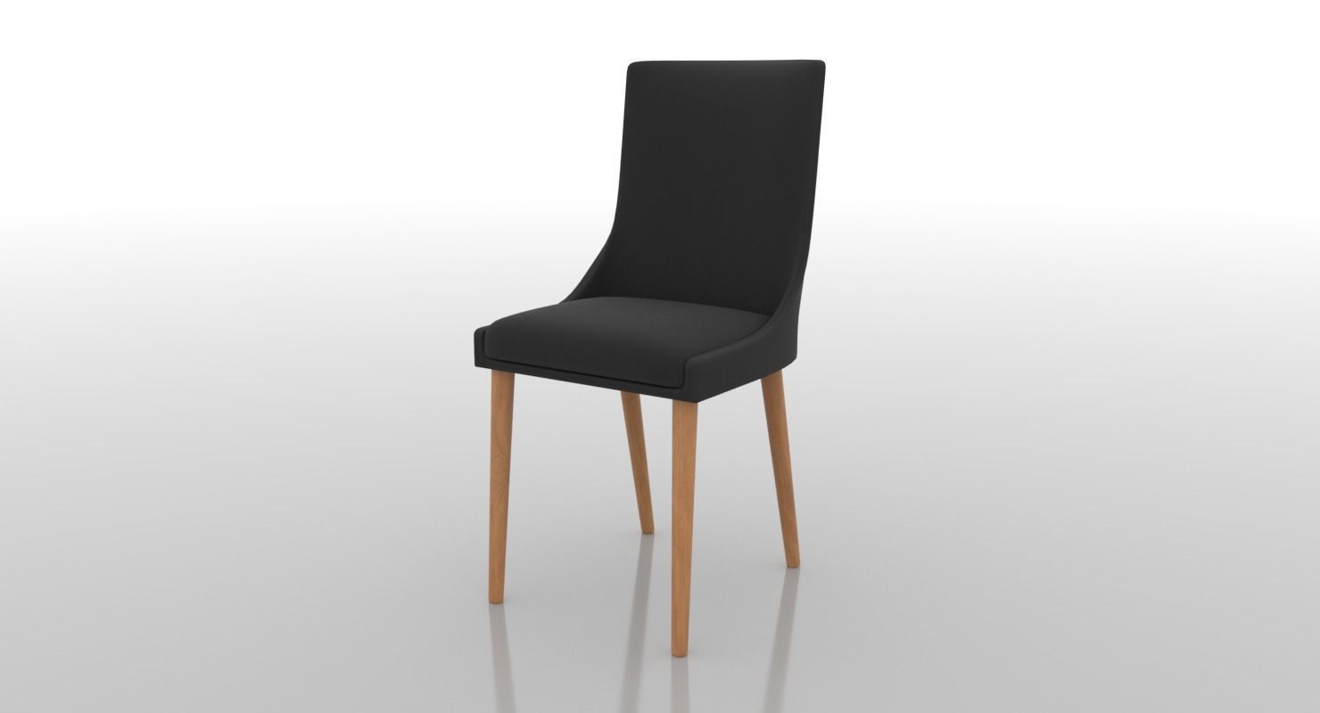 Desk Chair 3D model_1