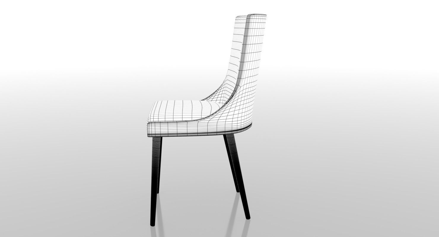 Desk Chair 3D model_12