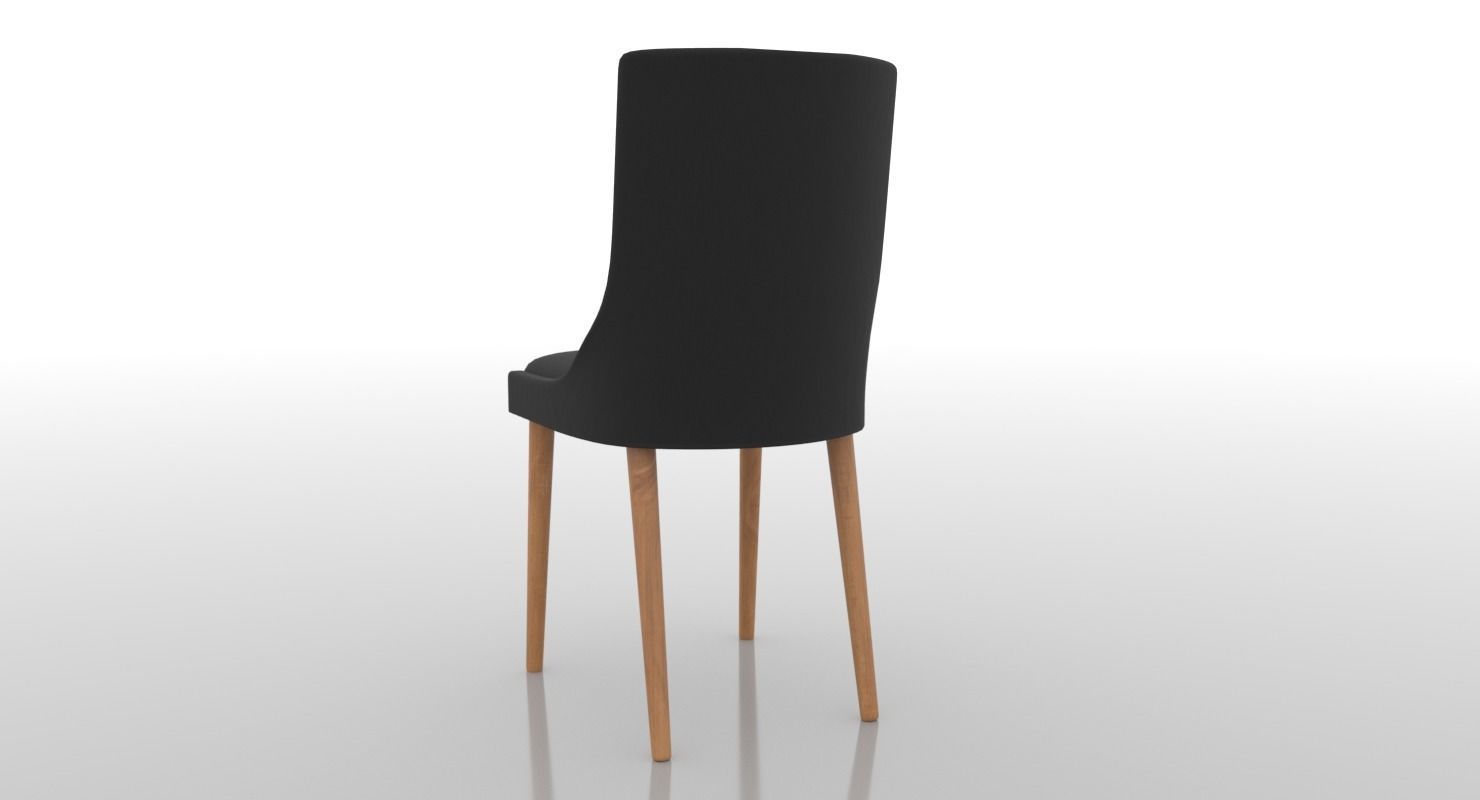 Desk Chair 3D model_2