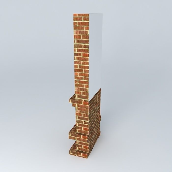 fireplace 3 cm from below2 Free 3D model_1