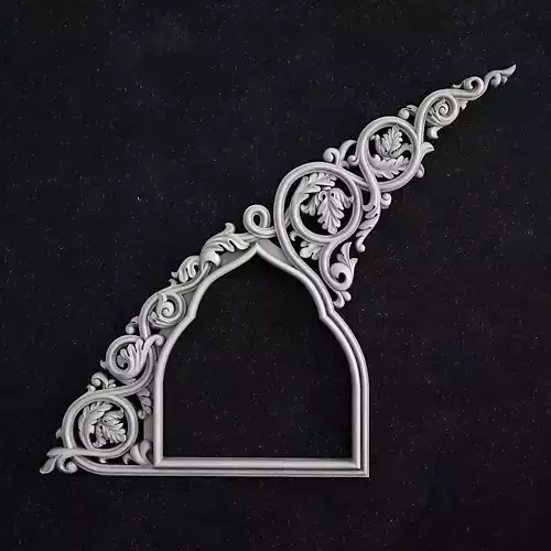 Decor arch1 3D print model corbel