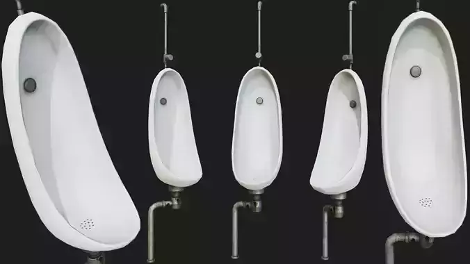 Pissoir PBR five urinals