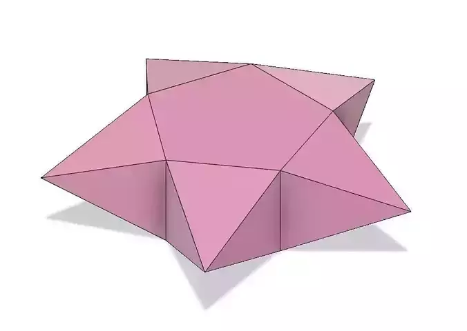Origami Star Box 3D print model