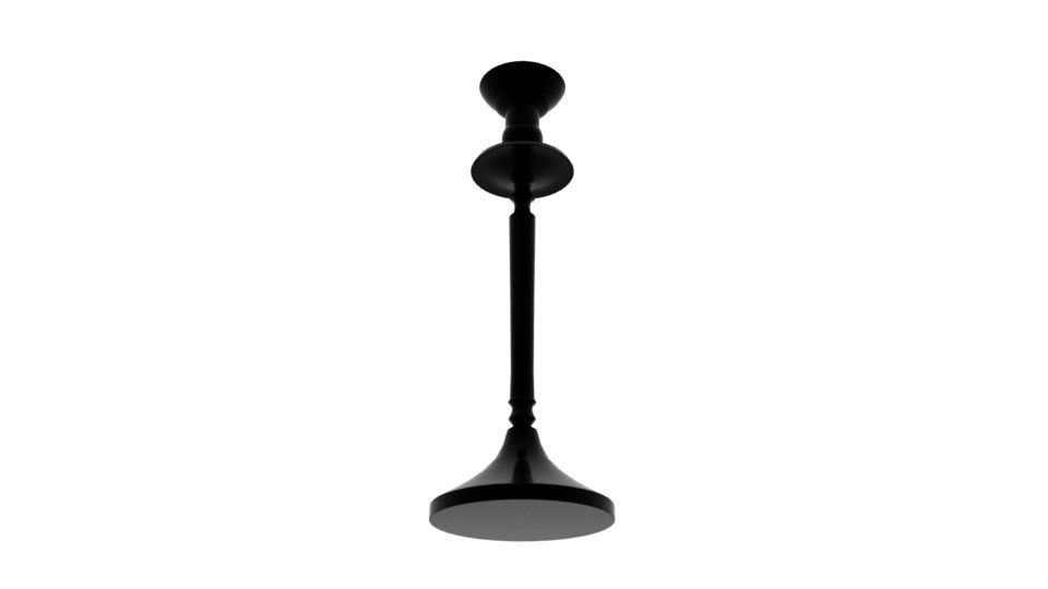 candlestick Free low-poly 3D model_2