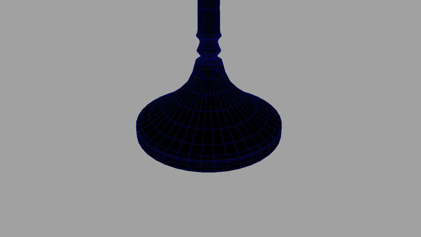 candlestick Free low-poly 3D model_7