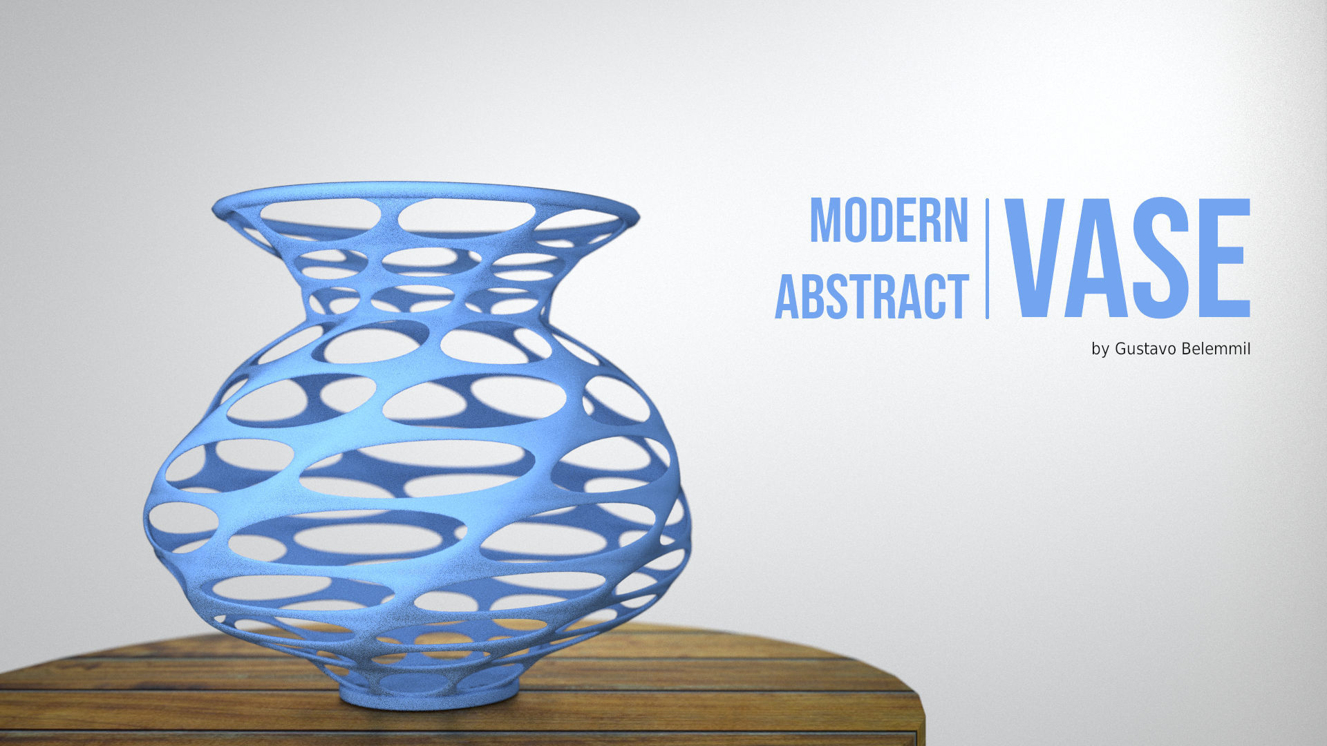 Abstract Vase 3D print model_2