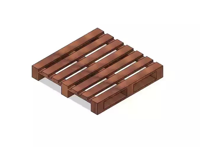 Pallet Coaster 3D print model