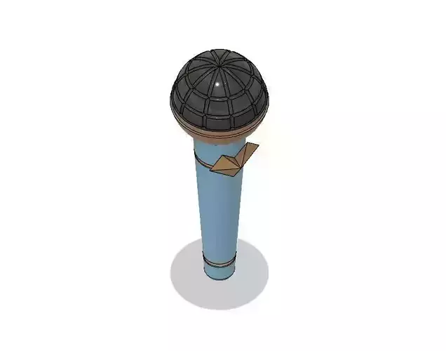 KDA Akali Microphone 3D print model KDA Akali Microphone 3D print model