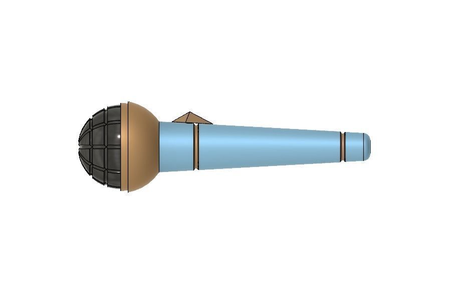 KDA Akali Microphone 3D print model_3