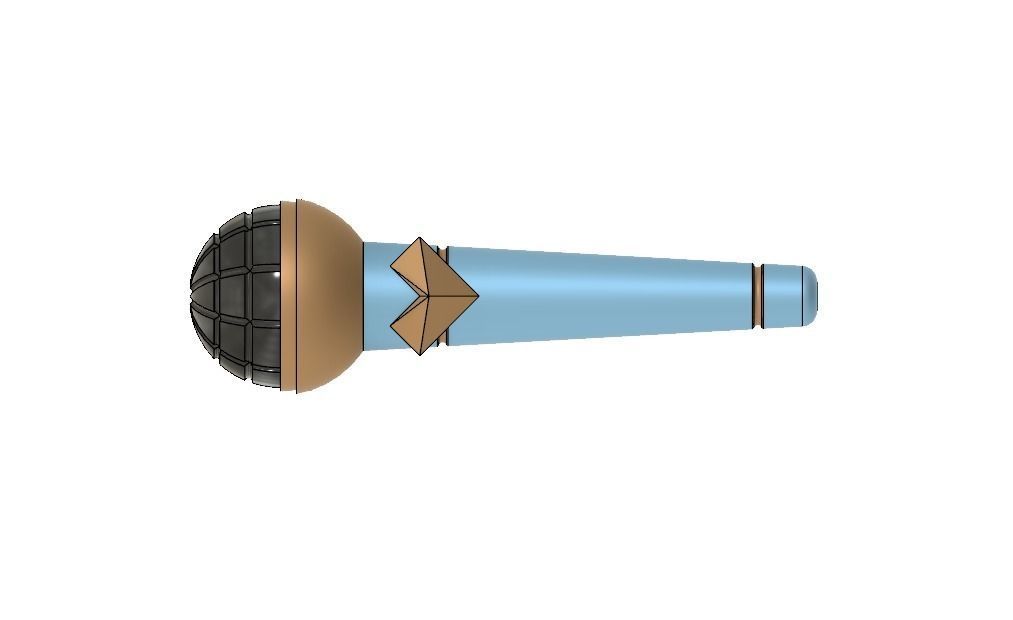 KDA Akali Microphone 3D print model_2