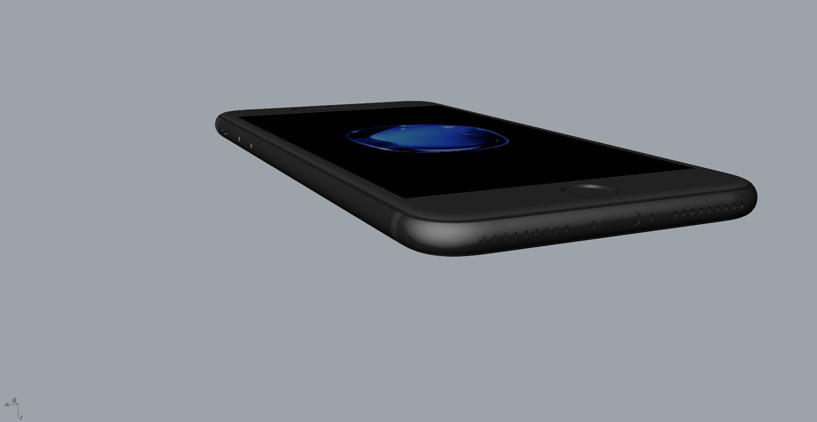 Realistic iphone 7 PLUS production 3D model 3D model 3D printable ...