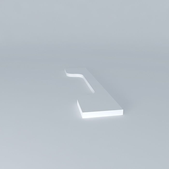 karniz32 shelf Free 3D model_2