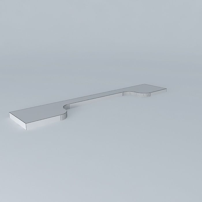 karniz32 shelf Free 3D model_3