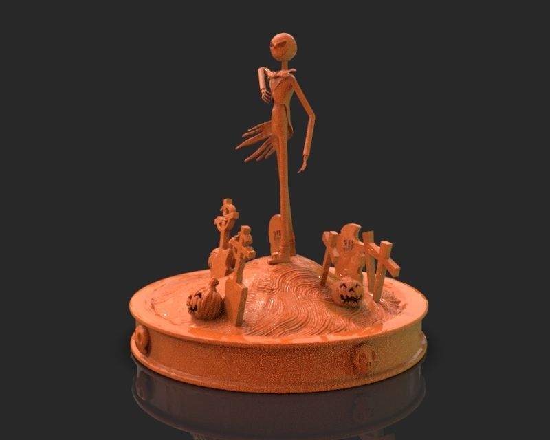 Jack Skelligton 3D Print 3D print model_1