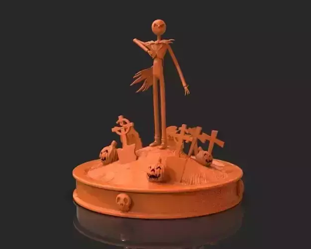 Jack Skelligton 3D Print 3D print model Jack Skelligton 3D Print 3D print model