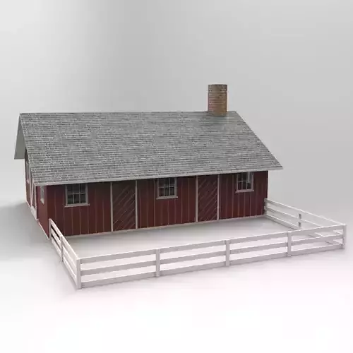 Piggery Studio Max 3D model