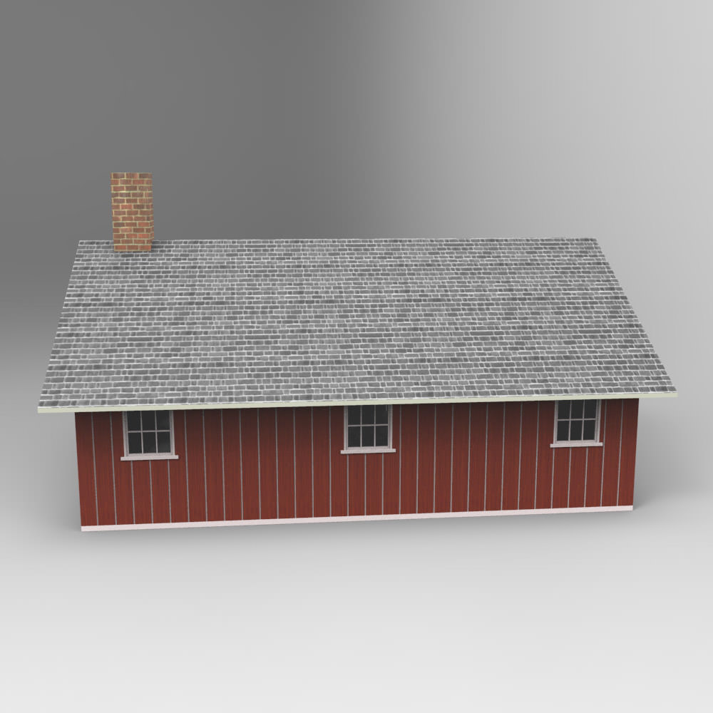 Piggery Studio Max 3D model_4
