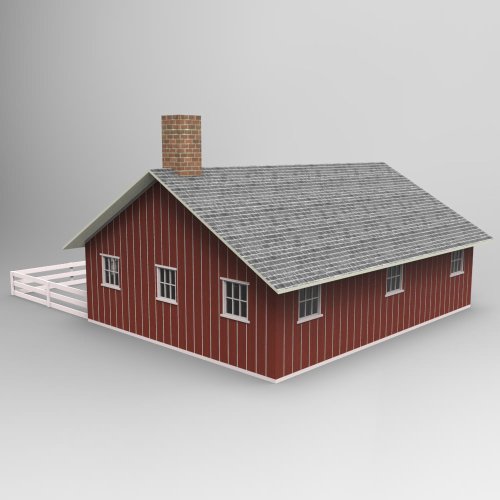 Piggery Studio Max 3D model_3