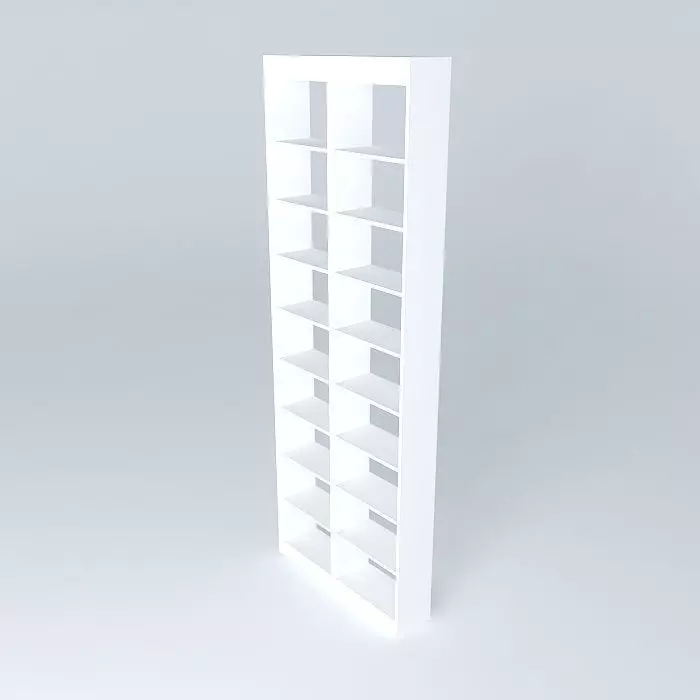 bookshelf at hall door left Free 3D model_0