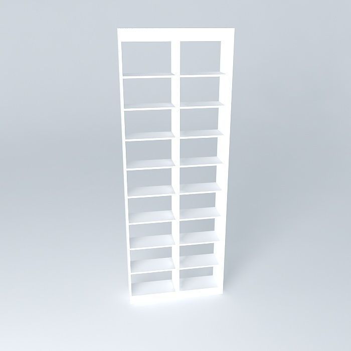 bookshelf at hall door left Free 3D model_2